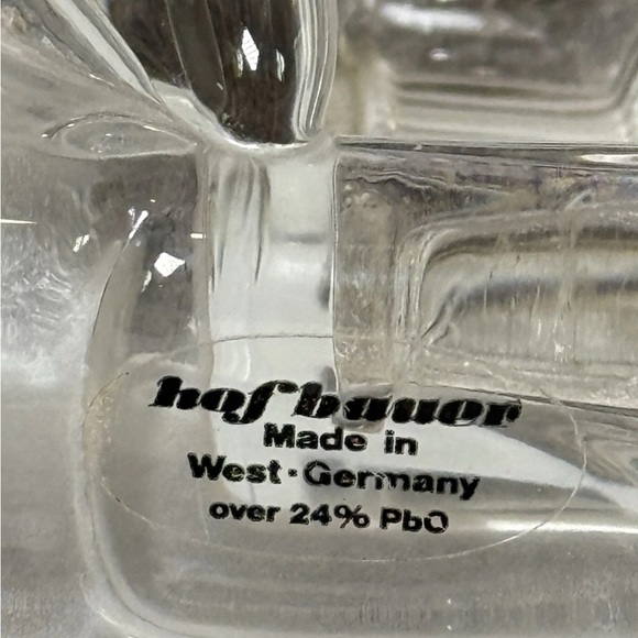 Magic Crystal Hofbauer 1959 Corvette W. Germany 24% PbO Lead Crystal Paperweight - Picture 7 of 9